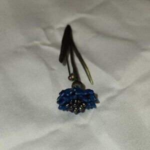 Michael Michaud Blue Cornflower Brooch